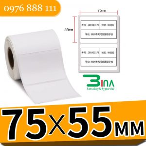 Kích thước cuộn tem giấy