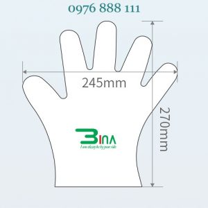 Kích thước găng tay nilon