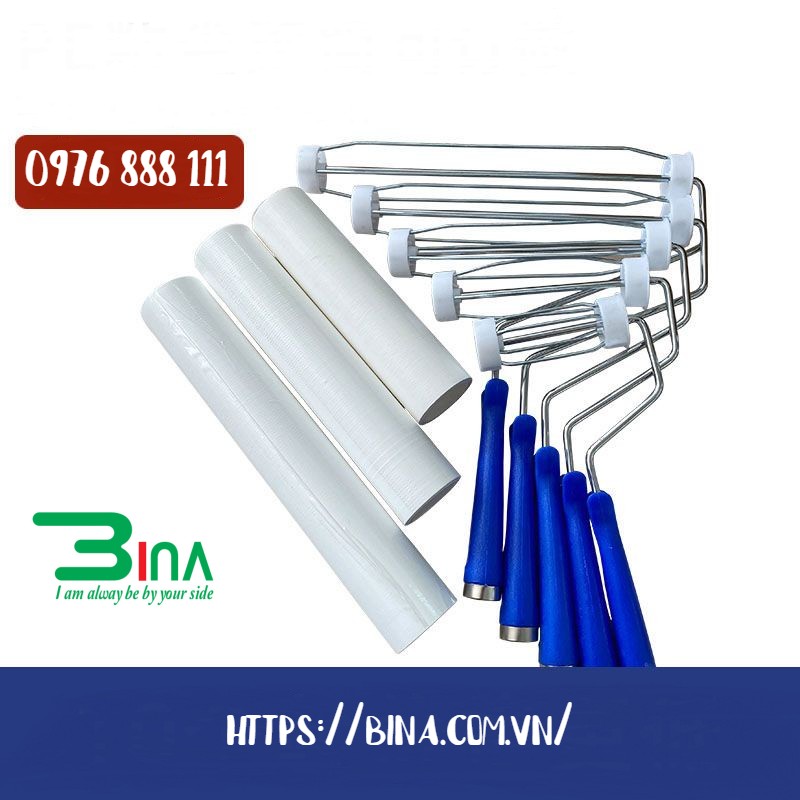 Tay cầm con lăn dính bụi phòng sạch